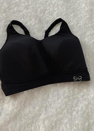 Базовий чорний спортивний топ hunkemoller 36c 80c 75d