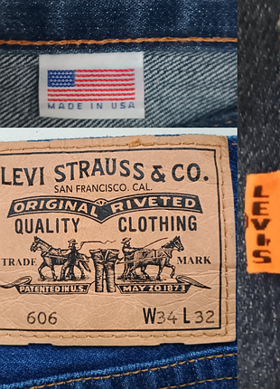 Levi’s vintage clothing (lvc) 606. usa. w-34(36). l-32.