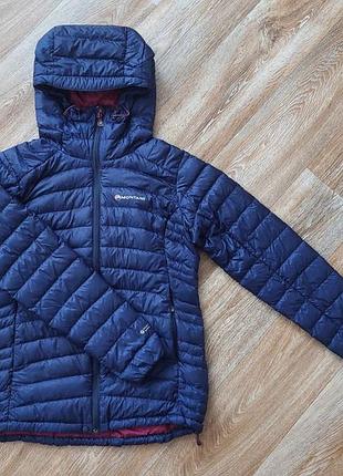 Жіноча куртка легкий пуховик із капюшоном montane pertex