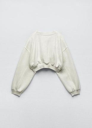 Вкорочений світшот zara