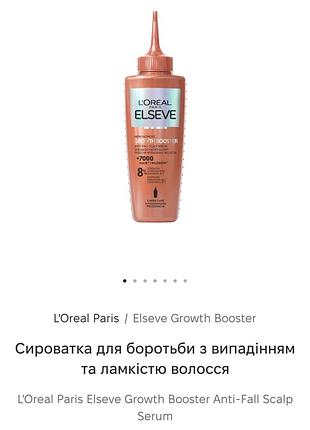 Сыворотка от выпадения волос loreal growth booster