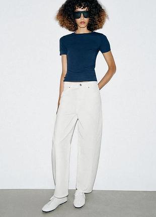 Джинсы женские баллон бегги zara