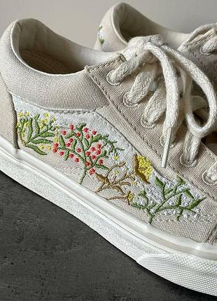 Кеды vans old skool с вышивкой 6
