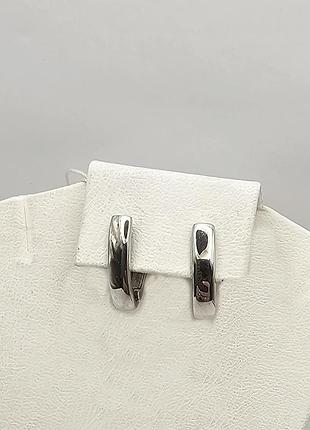 Сережки серебряные "шантье" 2,76 г 3