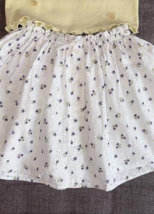 Спідниця zara 148, спідниця з прошви