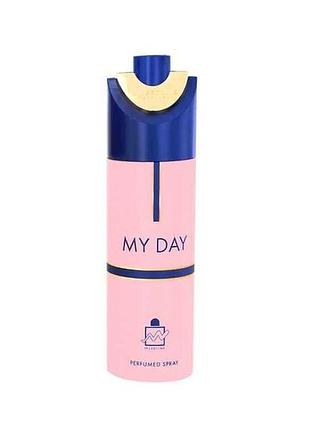 Дезодорант-спрей 200мл парфюмированный унисекс my day тм milestone