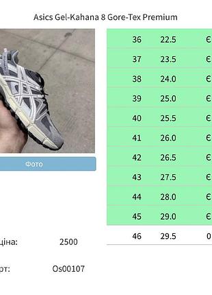 Asics gel-kahana 8 gore-tex premium