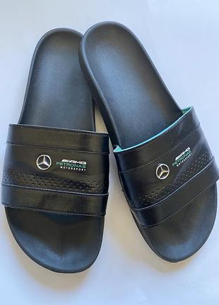 Мужские шлепанцы / слайды puma mercedes-amg petronas f1 leadcat ftr (оригинал) размер 46 47