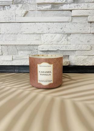 Свічка caramel vanilla bath and body works