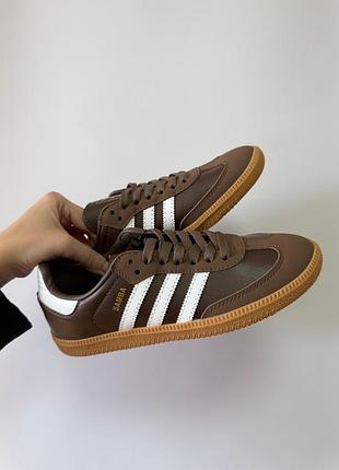 Adidas samba brown 3