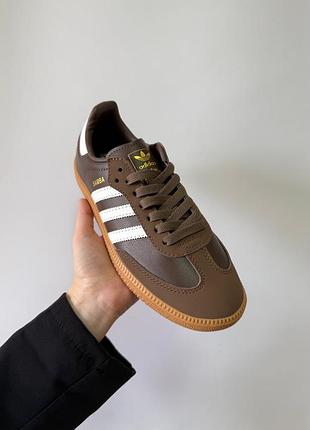 Adidas samba brown 4
