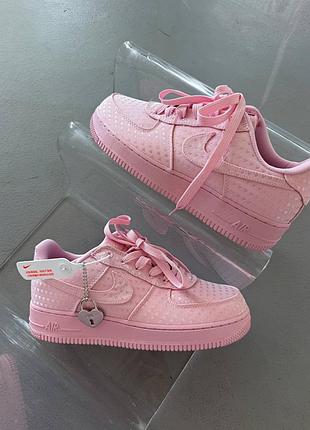 😍 женские кроссовки nike air force 1 low «valentines day’ pink foam