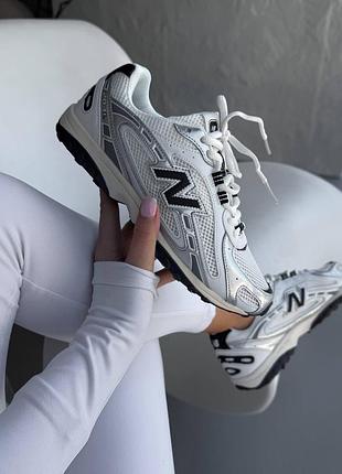 😍 женские кроссовки new balance 204l silver/ metallic black