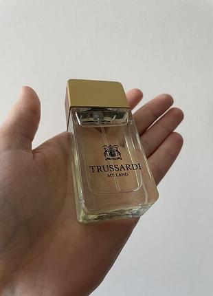 Чоловічий парфум trussardi my land, 30 мл 3