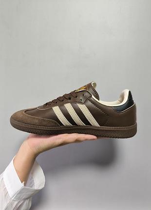 Adidas samba brown 9