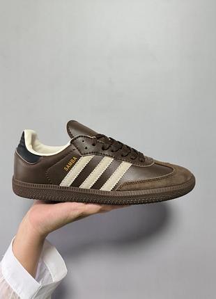 Adidas samba brown 8
