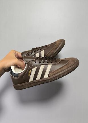 Adidas samba brown 3
