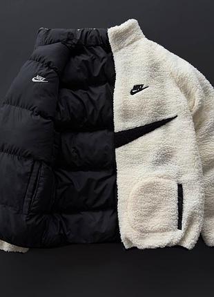 Двостороння зимова куртка nike 7