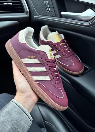 Adidas samba og maroon 8