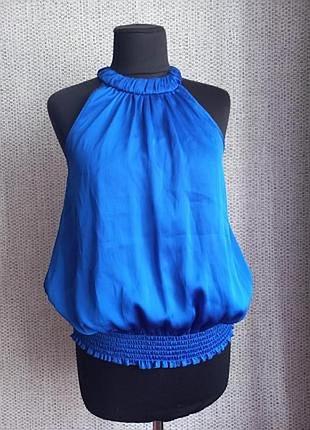 Жіноча синя блуза без рукавів river island розмір 6/32/xs