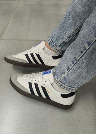 Adidas samba white black