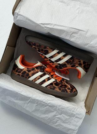 Adidas samba og preloved red leopard 5