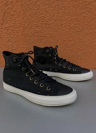 Оригінальні стильні якісні високі кеди converse chuck tailor all star 40 розмір 25.5 см