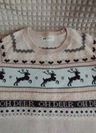 Свитер, реглан для девочки 10-12 лет. h&amp;m 3