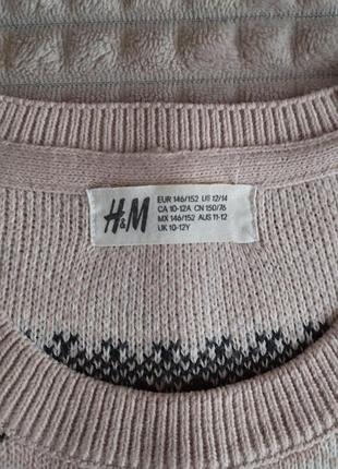 Свитер, реглан для девочки 10-12 лет. h&amp;m 5