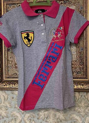 Поло ferrari р. м для девочки