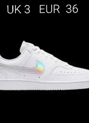 Круті стильні кросівки бренду nike  court vision made in india  uk  3   eur  36
