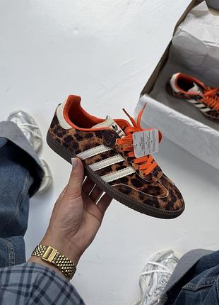 Adidas samba og preloved red leopard 3