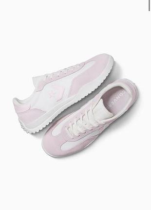 Рожеві кросівки converse run star trainer