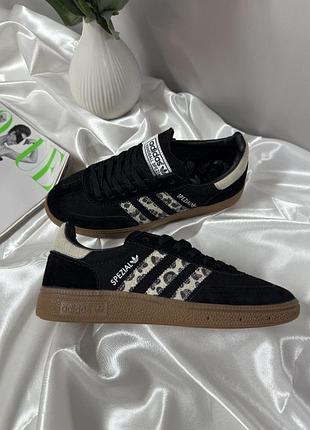 Adidas spezial black leopard 2