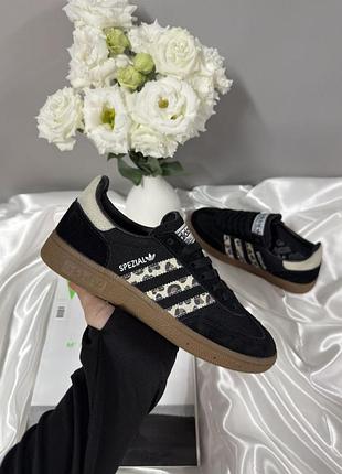 Adidas spezial black leopard 3