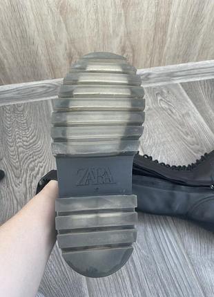 Шкіряні черевики zara 36р. 3