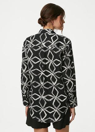 Лляна сорочка m&s великий розмір 10