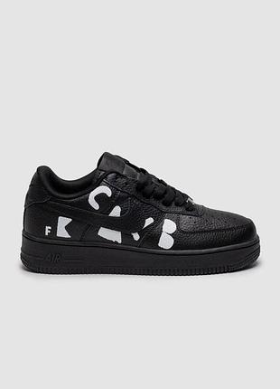 Кросівки чоловічі  nike air force 1 low x comme des garçons air black