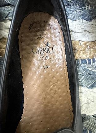 Лоферы caprice 39 р 5