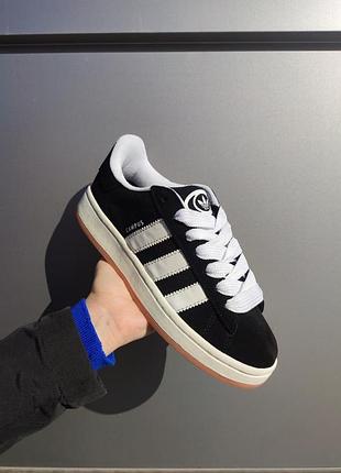 Adidas campus 00s black white premium