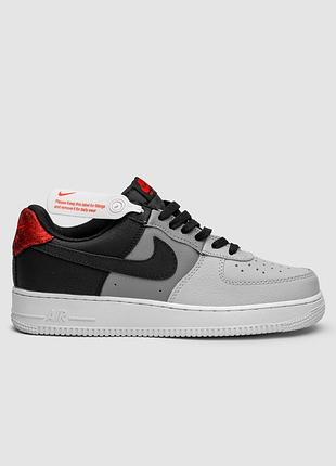 Кроссовки мужские nike air force 1 low 'black smoke grey'