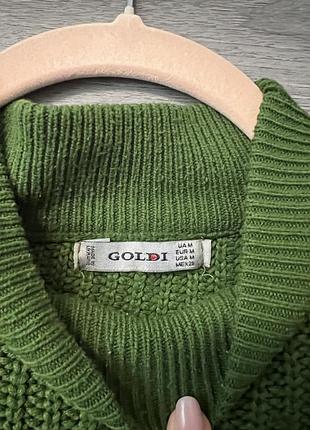 Зелений светр goldi розмір м 4