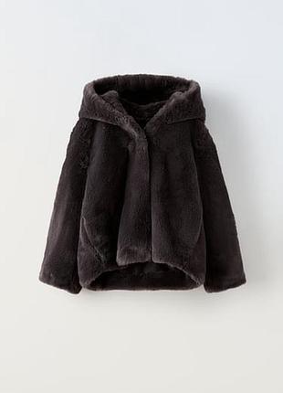 Шубка zara на дівчинку 152 см,164 см