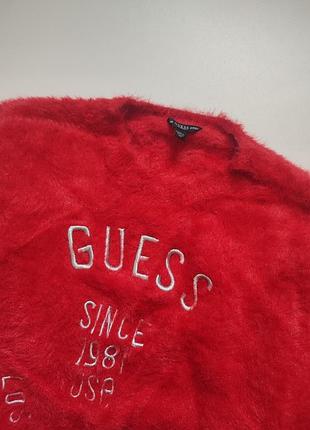 Теплый пушистый свитер guess 2