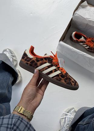 Adidas samba og preloved red leopard 2