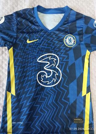 Футбольна форма чоловіча nike chelsea home 2020/21 синя