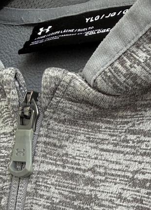 Under armour дитяча кофта з капюшоном на блискавці 4