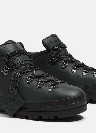 Кроссовки timeberland с мембраной gore-tex темно-зеленого цвета