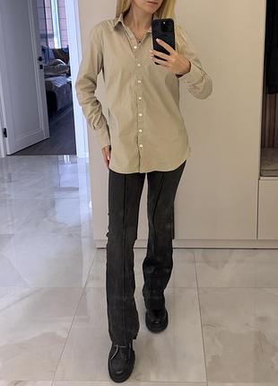 Натуральна котонова рубашка ann taylor