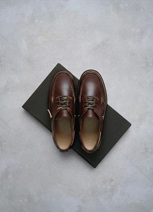 Кожаные топсайдеры ботинки pompeii × timerland × paraboot